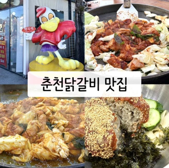 강원도(춘천) 풍자 또간집 1위 ,춘천 닭갈비 "학곡리막국수닭갈비" : 내돈내산