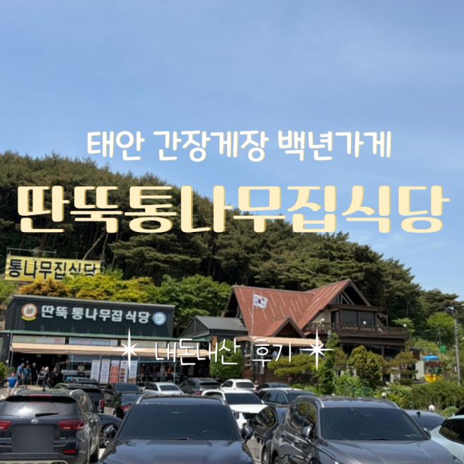 태안 간장게장 맛집 딴뚝통나무집식당｜태안백년가게 내돈내산