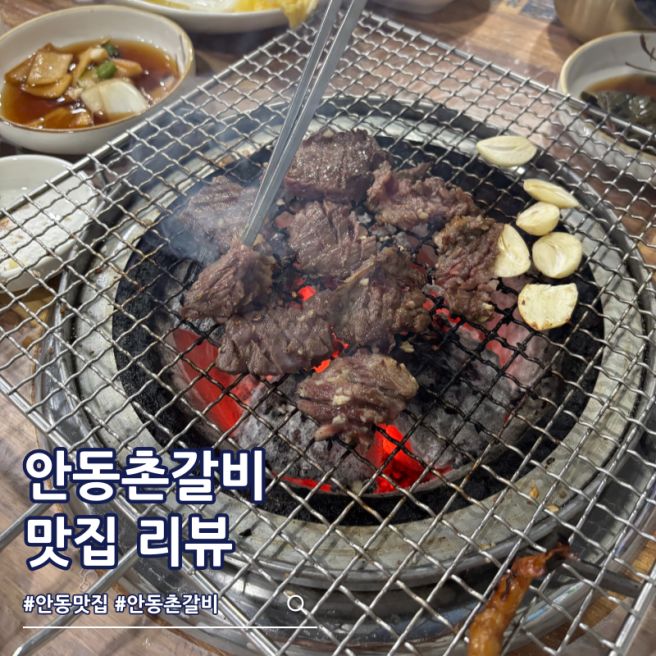 안동 한우 갈비골목 맛집 안동촌갈비 현지인 추천 마늘갈비