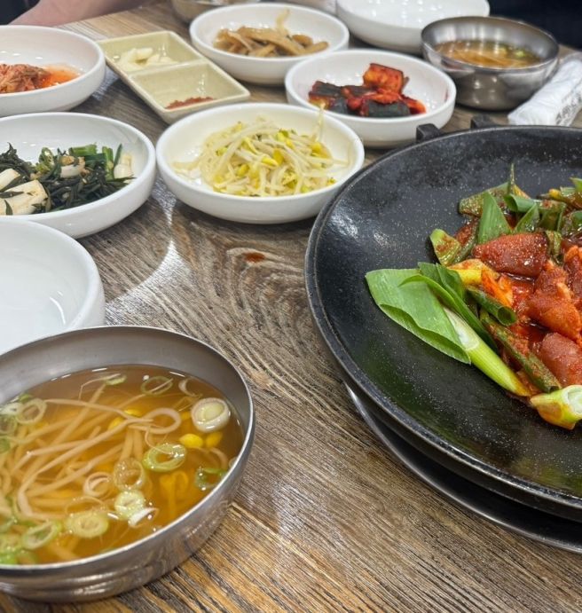 제주 제주시 태광식당 한치주물럭 돼지고기주물럭 주물럭맛집
