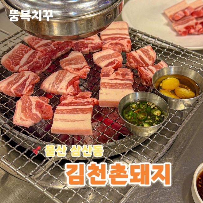 울산 삼산동 고기집 삼겹살 1티어 맛집 김천촌돼지
