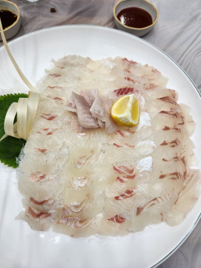 제주 함덕 해수욕장 횟집 대풍미락