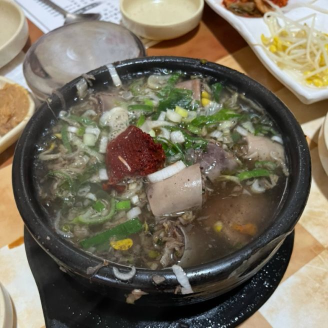 담양 맛집 창평국밥 노란간판 웨이팅, 내돈내산 암뽕순대 주차장 아기의자