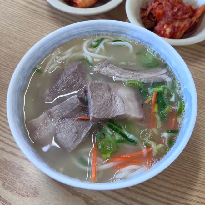 제주공항 근처 고기국수 맛집 골막식당 아침식사 골막국수 솔직후기