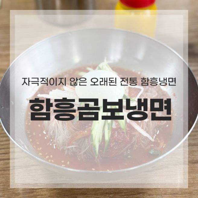 종로 맛집 함흥곰보냉면 N 번째 방문 후기