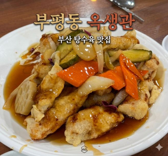 [부산 부평동 맛집] 중구 탕수육 1티어 중국집 옥생관! n회차 내돈내산 솔직후기