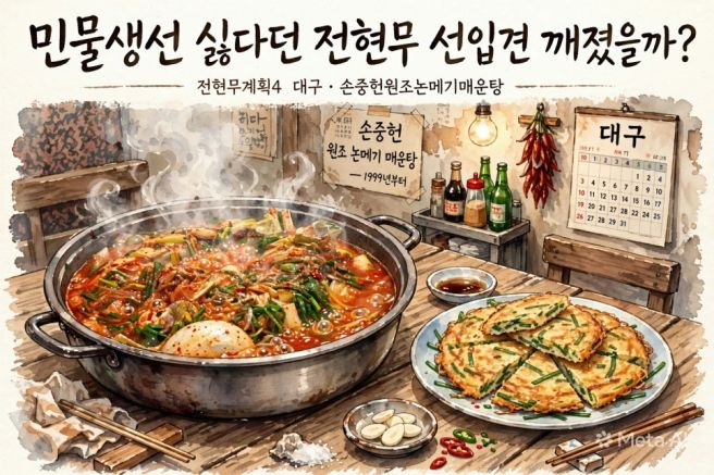 전현무계획4 대구 메기매운탕, 이찬원이 “선입견 깨겠다”던 이유는?｜손중헌원조논메기매운탕