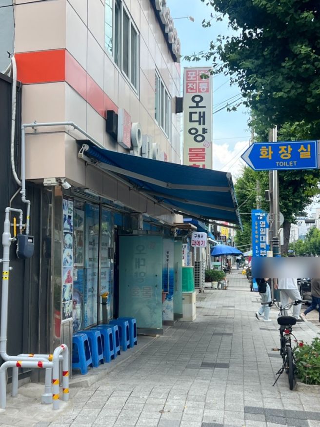 포항 북구 오대양물회 현지인 3대 고추장 도다리 물회 맛집