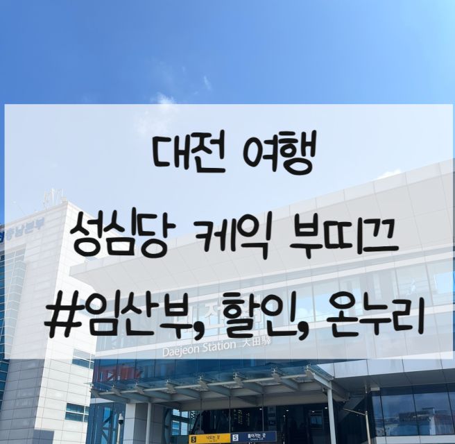 [대전 중구] 성심당 케익 부띠끄(임산부패스, 할인, 케잌 보관함)