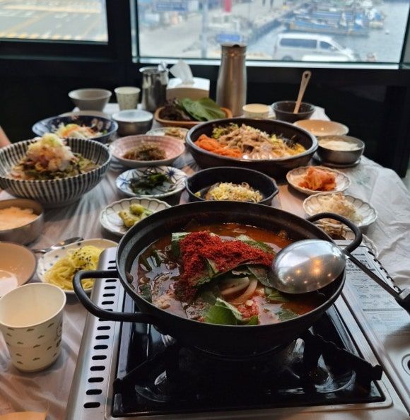 기장 대변항 맛집 남항횟집 | 멸치물회에 반한 멸치세트 후기