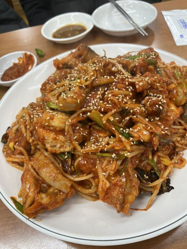 종로3가 낙원상가 아구찜 골목 맛집 옛날집낙원아구찜 | 주말 대기, 볶음밥 후기
