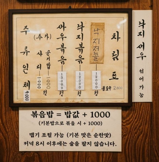 맛집] 40여년 전통의 매콤달콤한 양념과 통통한 낙지의 진수! "조방낙지" 공휴일 웨이팅 솔직 방문 후기
