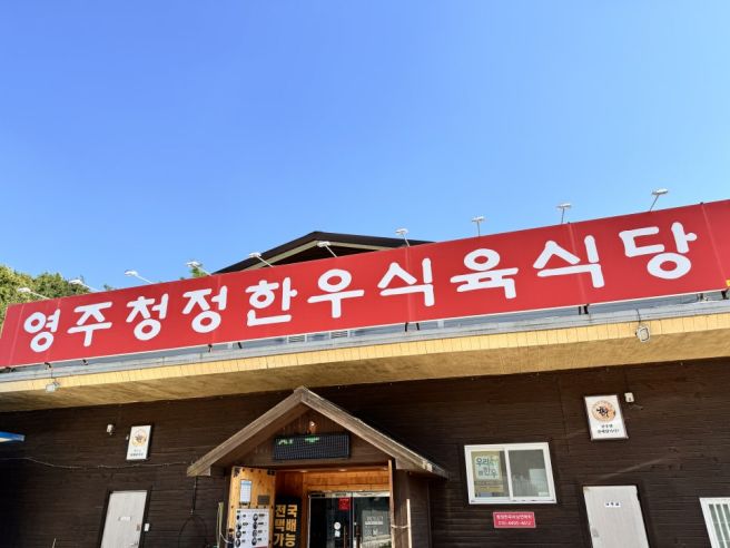 "경상북도 영주 맛집 투어 영주 청정한우 마블링 육즙 굿!"