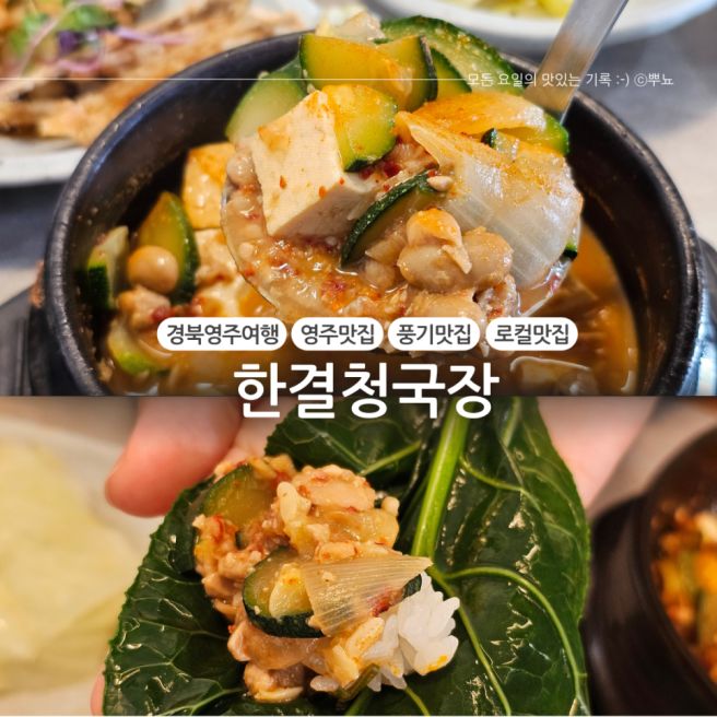 현지인 추천 영주 풍기 맛집 건강한 한식:: 한결청국장