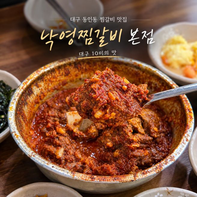 대구 동인동 찜갈비 맛집｜낙영찜갈비 본점, 대구 10미의 맛