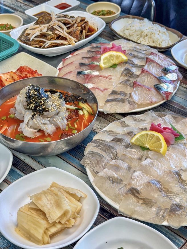 서귀포 횟집 제주 횟집 제주한치물회 부두식당