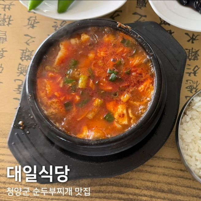 대일식당 / 청양군 노포 맛집, 순두부찌개 맛집, 백종원 맛집