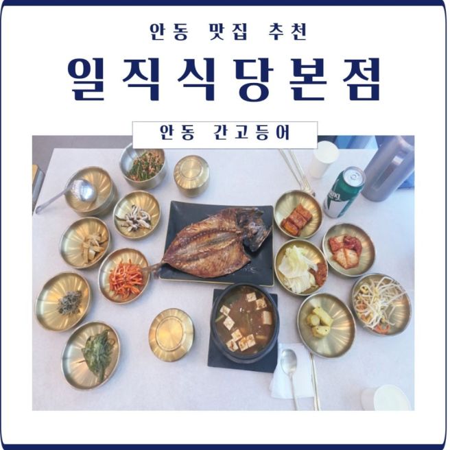안동 또간집 간고등어 맛집 일직식당 본점