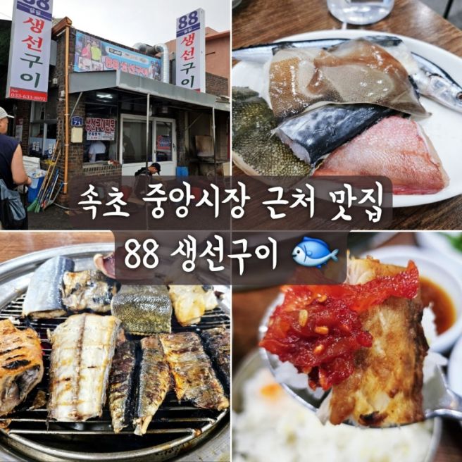 속초 중앙시장 근처 맛집 88생선구이 주차, 예약, 주말 웨이팅, 솔직후기