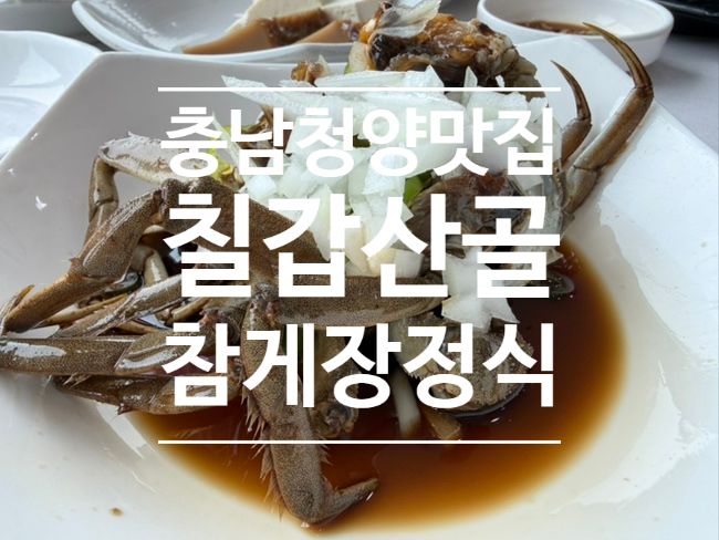 충남 청양 맛집 칠갑산골 | 참게장 정식 내돈내산 후기 (feat. 청양 알품스)