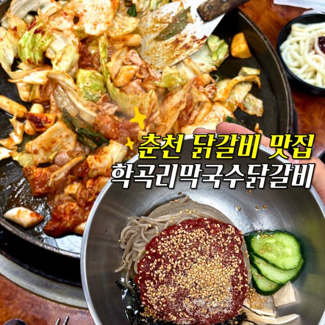 풍자 또간집 1등 춘천 닭갈비 현지인 추천 맛집 학곡리막국수닭갈비