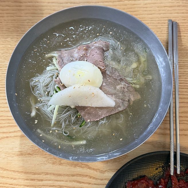 부산 남구 냉면 맛집 내호냉면 본점 주차 물냉면 백밀면 가오리회 후기