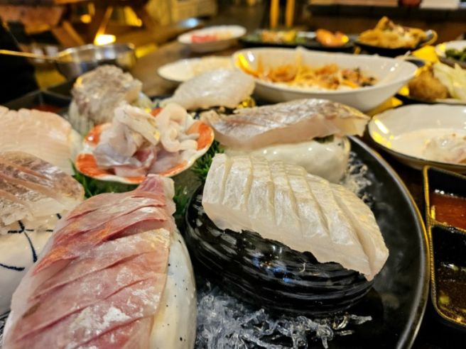 강릉맛집 분위기좋은 핫플 강문동횟집 경포팔도강산