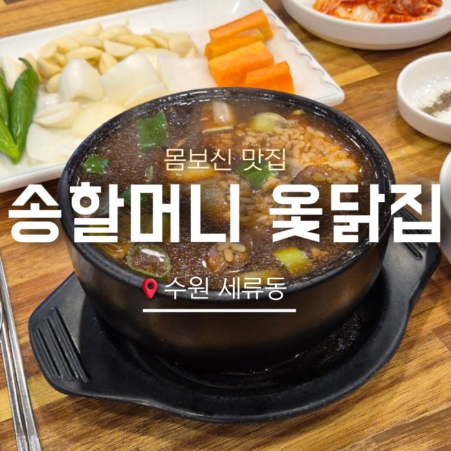수원 맛집 세류 송할머니옻닭집 몸보신에는 여기만 한 곳이 없을 영양만점 진한 국물