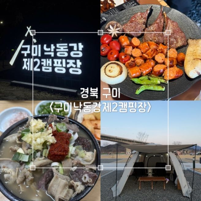 경북 캠핑장 추천 | 구미 낙동강 제2캠핑장, 37번 사이트 후기 + 중앙시장 맛집
