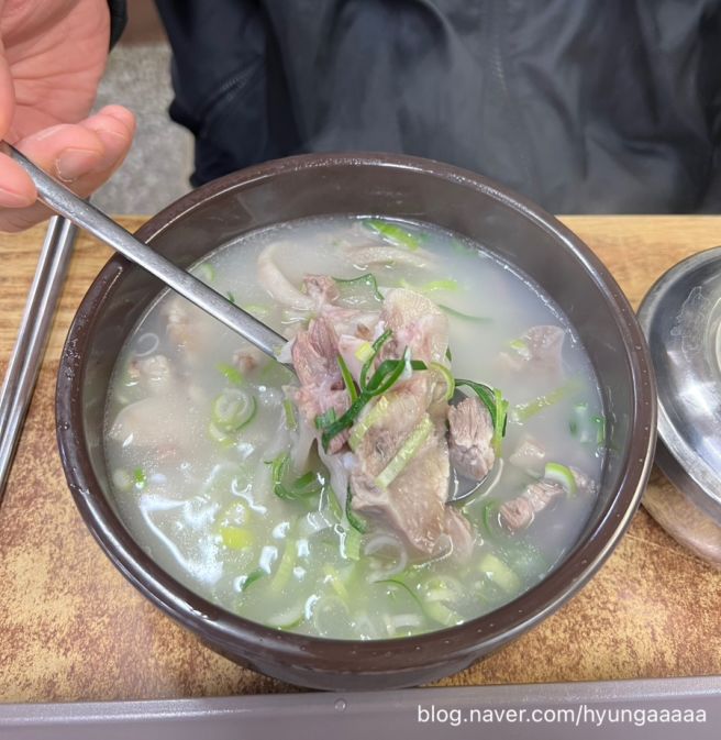 경산 하양 꿈바우시장 돼지국밥이 6천원?! [남일식당]
