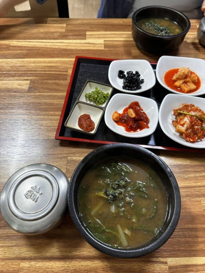 충북 영동 전통시장 일미식당 올뱅이해장국(올갱이해장국)맛집