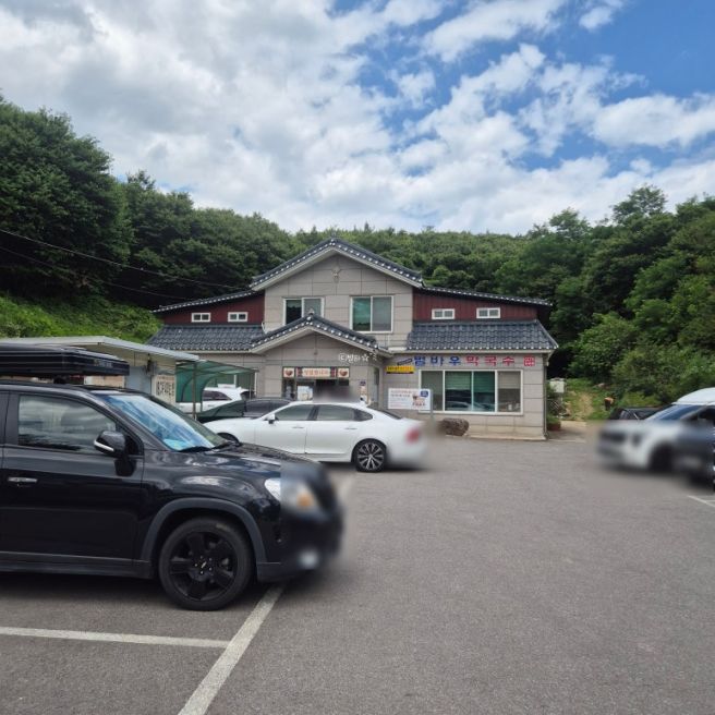 낙산해수욕장 근처 식당 범바우막국수 양양본점 비빔막국수 메밀전병 후기