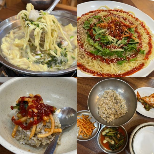 보령 맛집 오양손칼국수 후기, 비빔국수와 국물칼제비 조합 최고