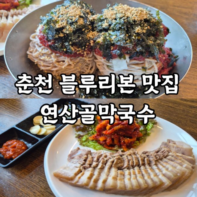 춘천 막국수 맛집 찾다가 제대로 걸린 곳 | 블루리본 14년 연속 연산골막국수 내돈내산 후기